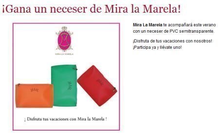 Sorteo de cosmeticos Mira la Marela