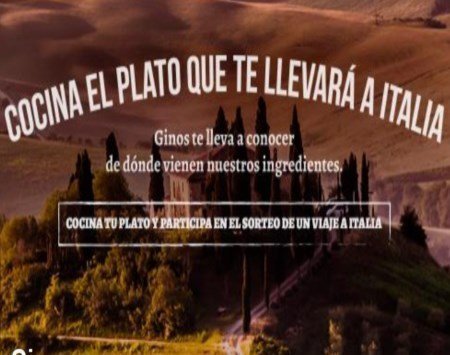 Sorteo gratis de viaje a Italia