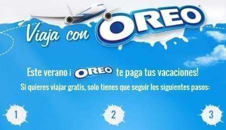 Sorteo de viajes Rumbo con Oreo