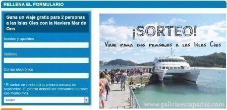 Sorteo Islas Cies