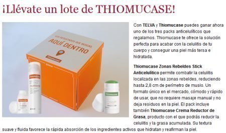Sorteo Thiomucase