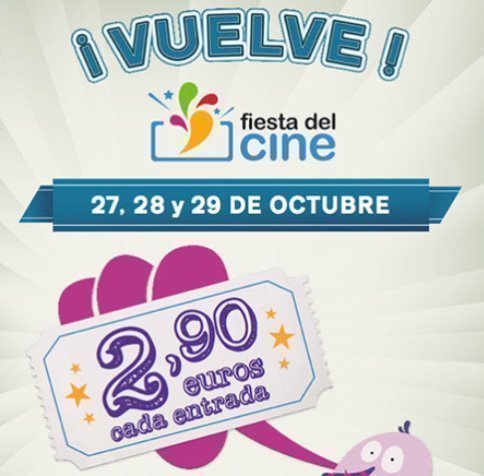 Cupones Descuento Fiesta del cine