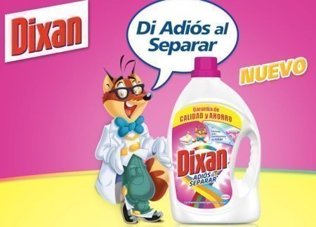 Muestras gratis Dixan Adios al separar