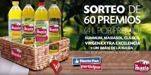 Regalos Gratis de Aceite La Masia