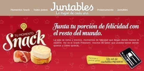 Promocion de Juntables.es de Quesos President