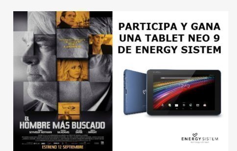Sorteo de tablet Energy Sistem