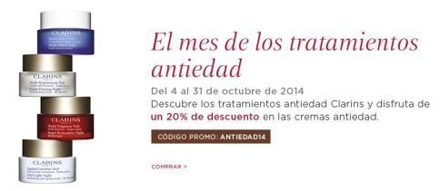 Cupones Descuento Cremas Antiedad Clarins