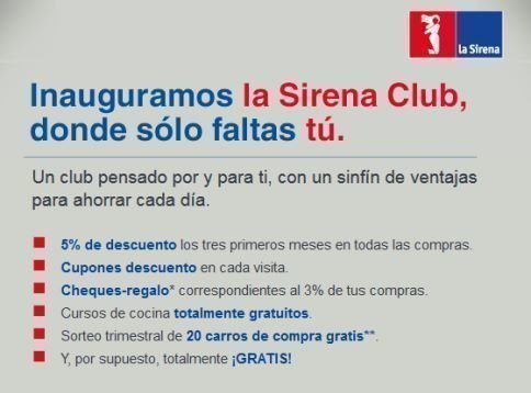 Cupones Descuento La Sirena