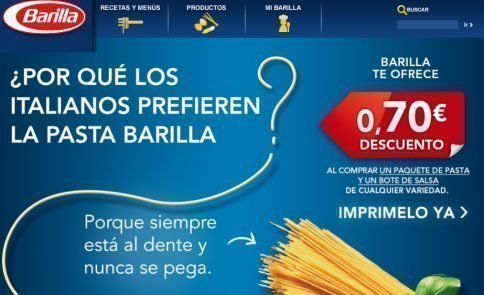 Cupones para Pastas Barilla