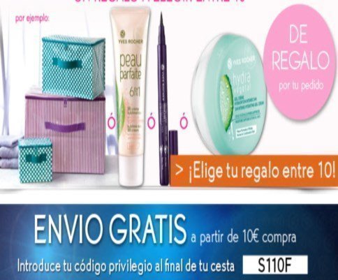 Cupones Descuento Envio Gratis Yves Rocher