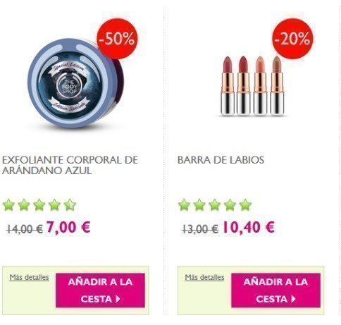 Oferta The Body Shop