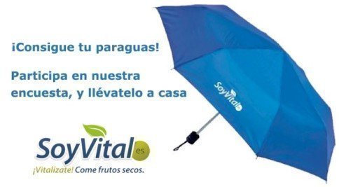 Paraguas gratis Soyvital