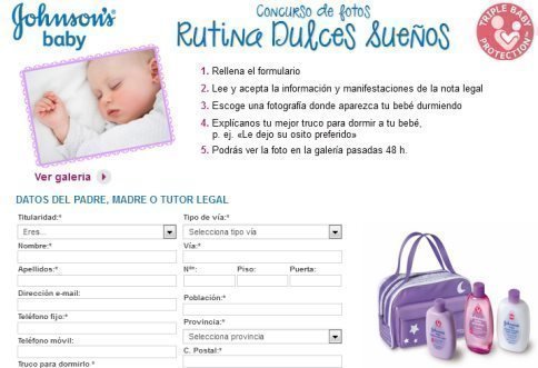 Concurso Johnsons Baby