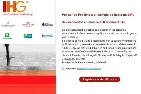 Cupones Descuento para Hoteles IHG