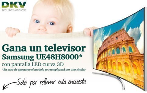 Sorteo Gratis TV Samsung pantalla curva 