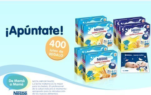 Muestras gratis de Nestle Bebe