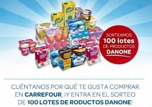 Premios gratis Danone