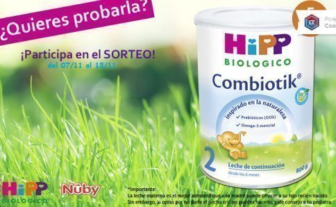 Sorteo gratis de HIPP en Nuby