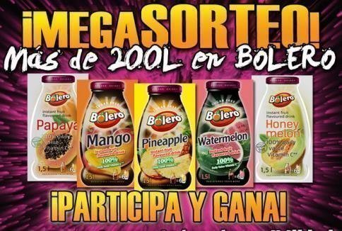 Promocion Bebidas Bolero