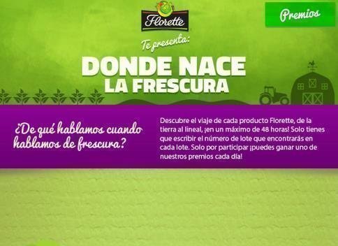 Promocion Sorteo Florette