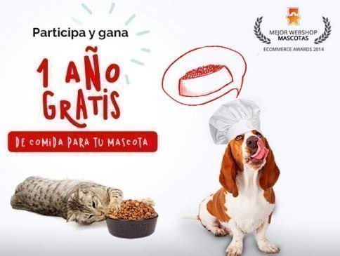 Sorteo gratis de 1 año de pienso