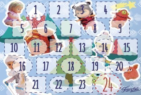 Calendario de adviento Famosa