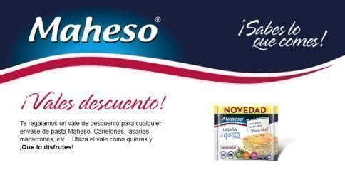 Cupones Descuento Maheso