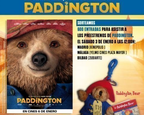 Entradas gratis para Paddington