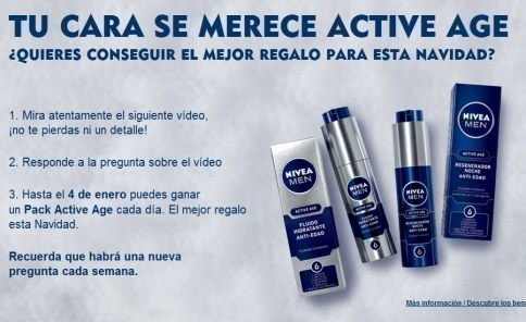 Muestras gratis Nivea Men