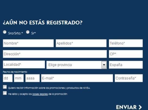 Muestras gratis Nivea Men