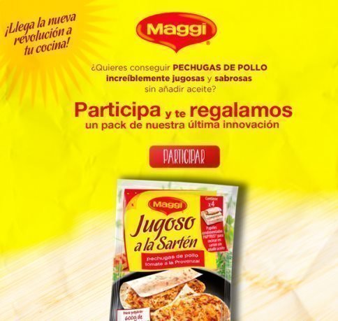 Muestras gratis Maggi