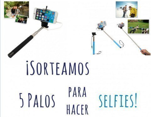 Sorteo de palos de selfies