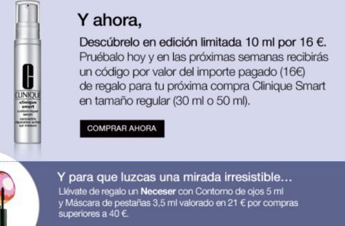 Cupones Descuento Clinique Smart