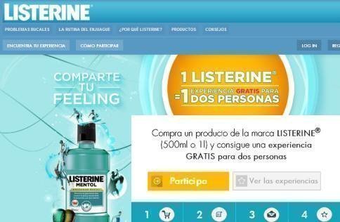 Promocion Experiencias listerine