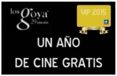 Sorteo gratis de un año de cine gratis