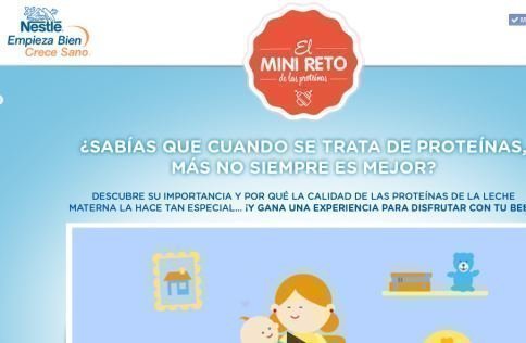 Mini reto Nestle bebe