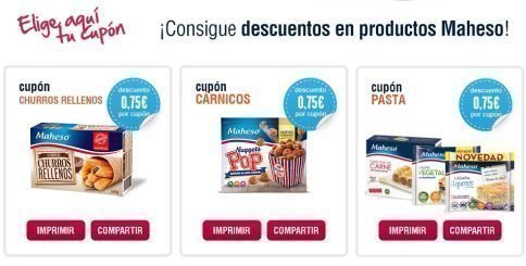 Cupones Maheso