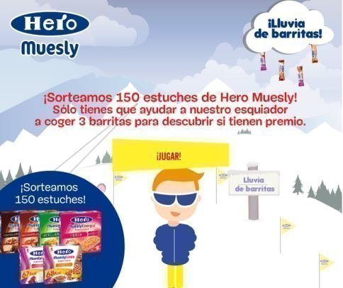 Gana estuches Hero Muesly Gratis