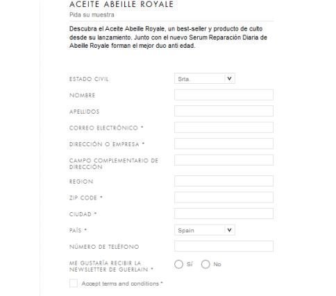 Muestras gratis de Abeille Royale