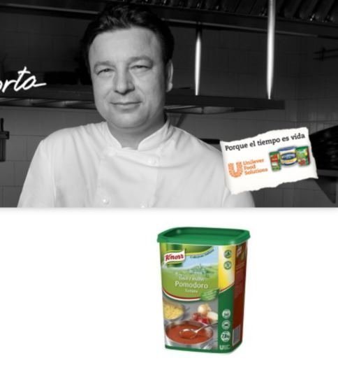 Muestras de salsa Knorr