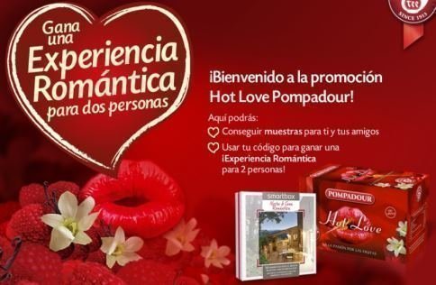 Muestras gratis Pompadour hot love