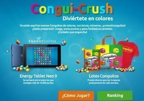 Juegos con premios Congui Crush