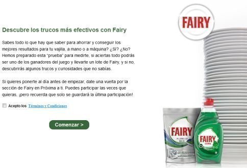 Promocion Sorteo de Fairy