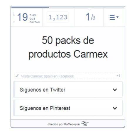 Muestras gratis Carmex