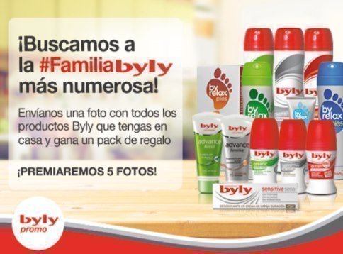 Sorteo Gratis de productos Byly