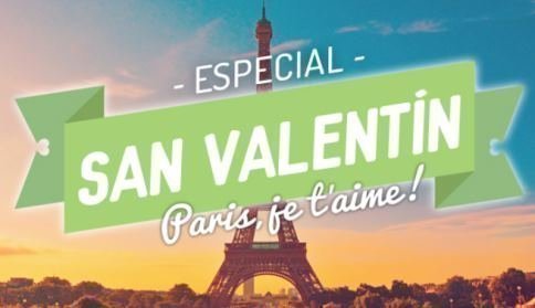 Sorteo Gratis de viaje a Paris San Valentin