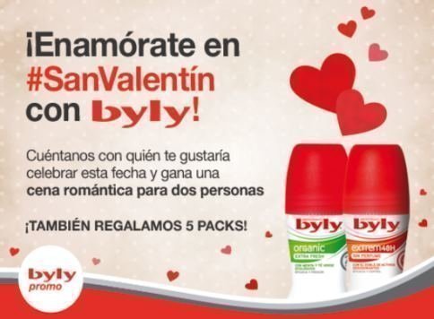 Sorteo Gratis San Valentin Byly
