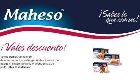 Cupones Descuento Maheso