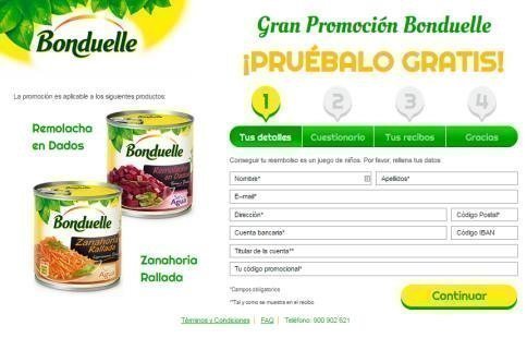 Muestras gratis Bonduelle