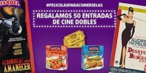 Sosrteo gratis de entradas de cine